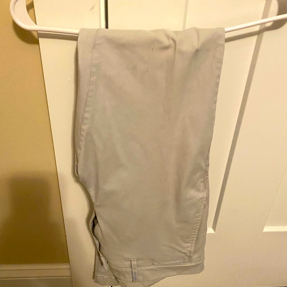 Light Grey Slim Fit Chinos: 34x34
